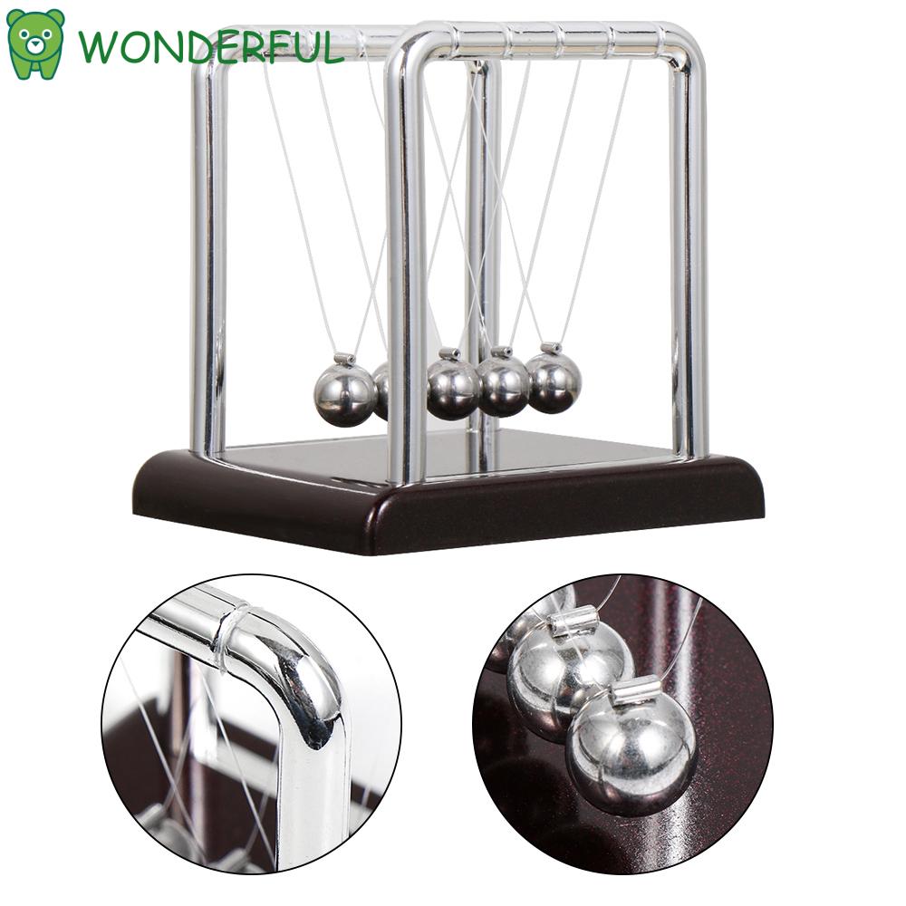 WONDERFUL Fashion Balance ball model Gifts Teaching Supplies Balance Steel Balls New Desk Decor Kids Toys Home Decoration Physics Science Pendulum