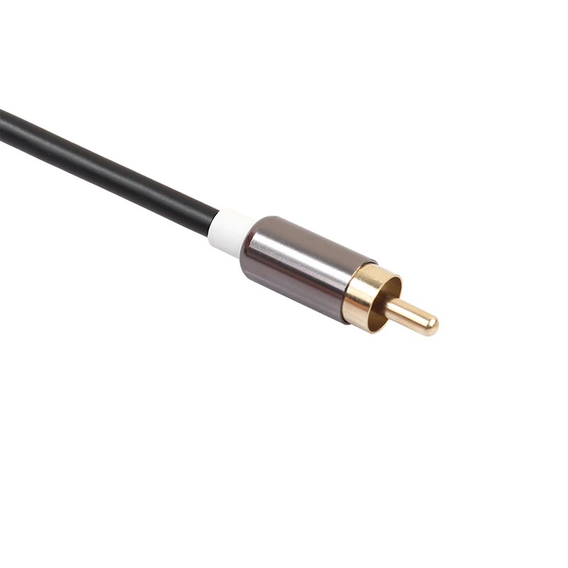 Dây cáp chuyển đổi RCA 1m sang 2 jack cắm 3.5mm