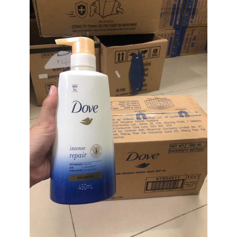 Dầu Gội Dove 450ml Xanh Mây
