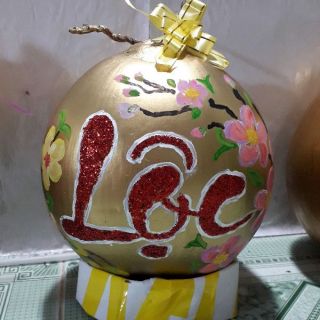 Dừa thư pháp
