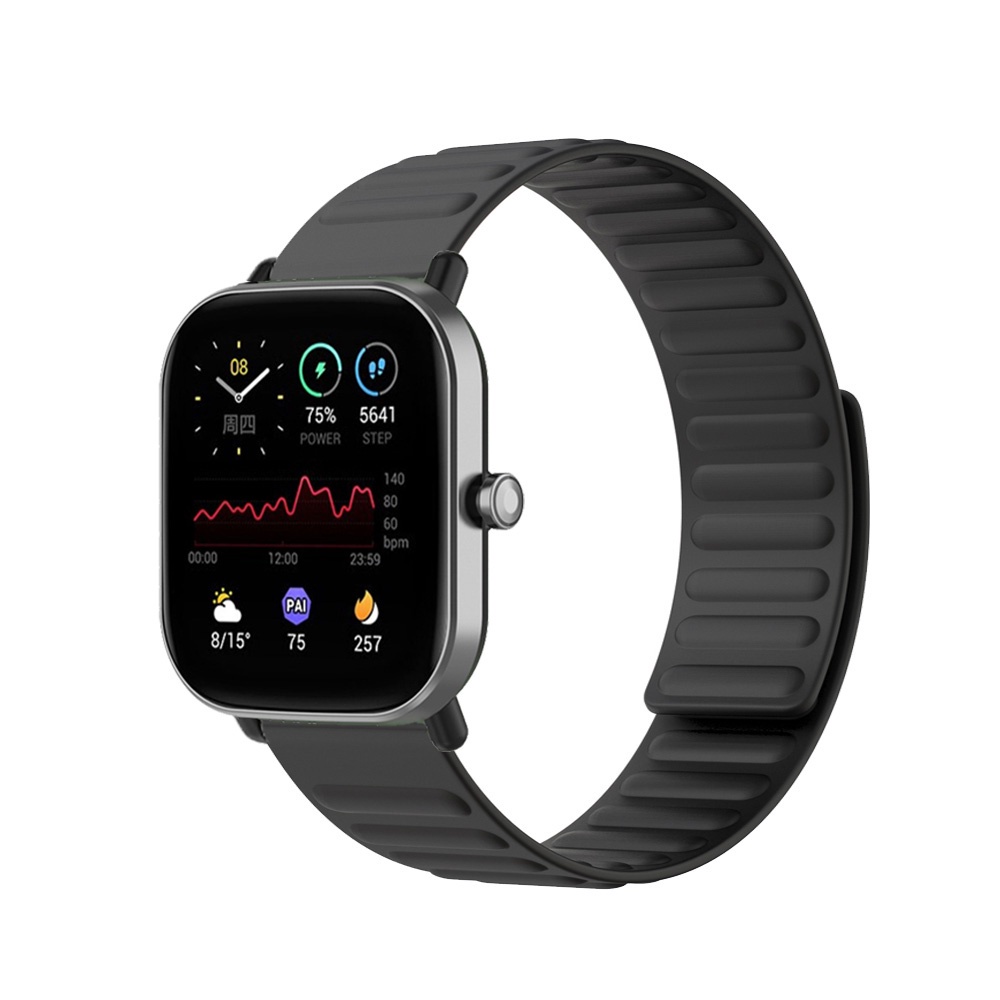 Dây Đeo Silicone Khóa Nam Châm Cho Đồng Hồ Thông Minh Huami amazfit gts 2 mini 2e / Bip U Pro 20mm