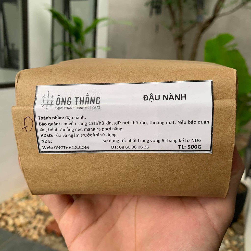 Đậu Nành Hạt 500G [ FREESHIP ] Giống Bản Địa Không Hóa Chất Thương Hiệu Ông Thắng