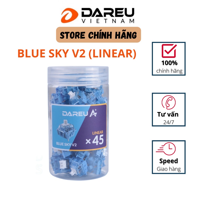 Bộ switch cho bàn phím cơ hotswap DAREU BLUE SKY V2
