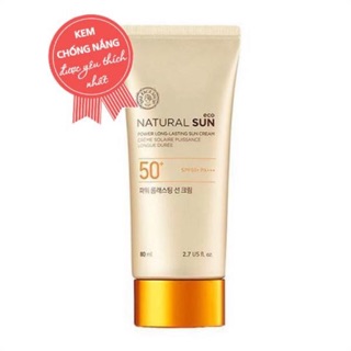 Kem chống nắng NATURAL SUN  hàng xách tay 100% hàn quốc