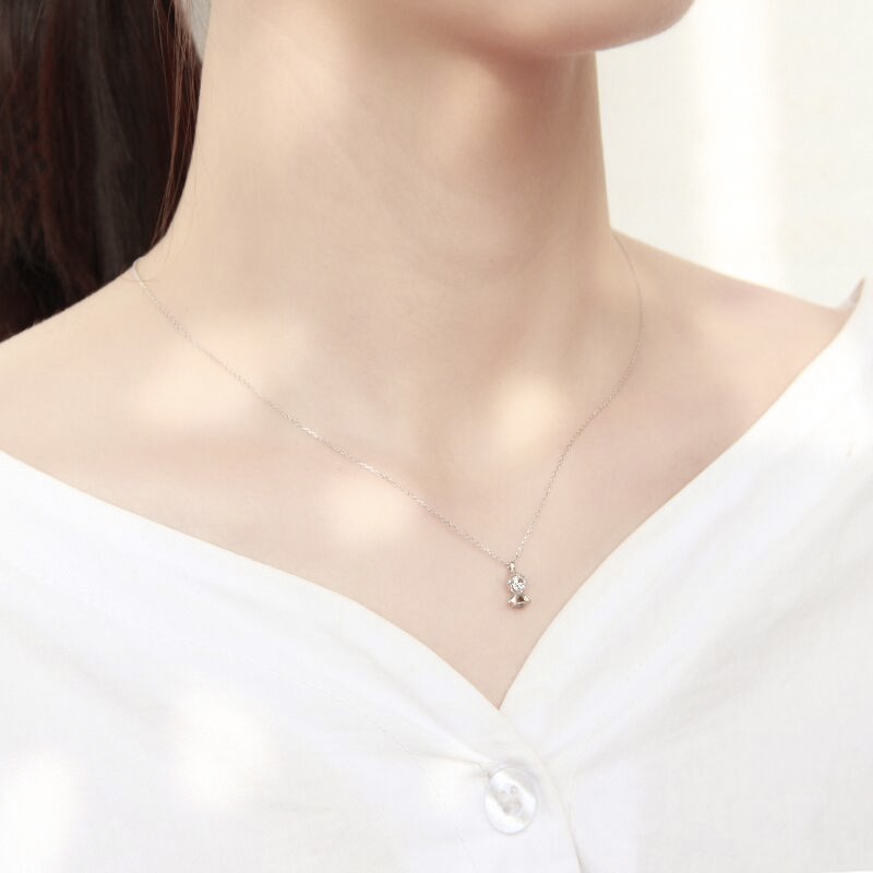 Vòng cổ Mặt Búp Bê Thời Tiết Tối Giản Và Hàn Quốc Nhật Bản Cho Nữ