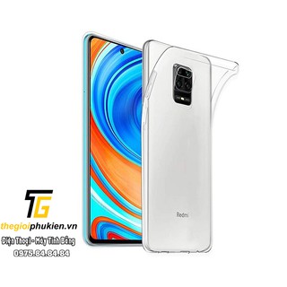 Ốp lưng silicon dẻo trong suốt Xiaomi Redmi Note 9S, Redmi Note 9 Pro Max, Redmi Note 9 Pro, Redmi Note 9