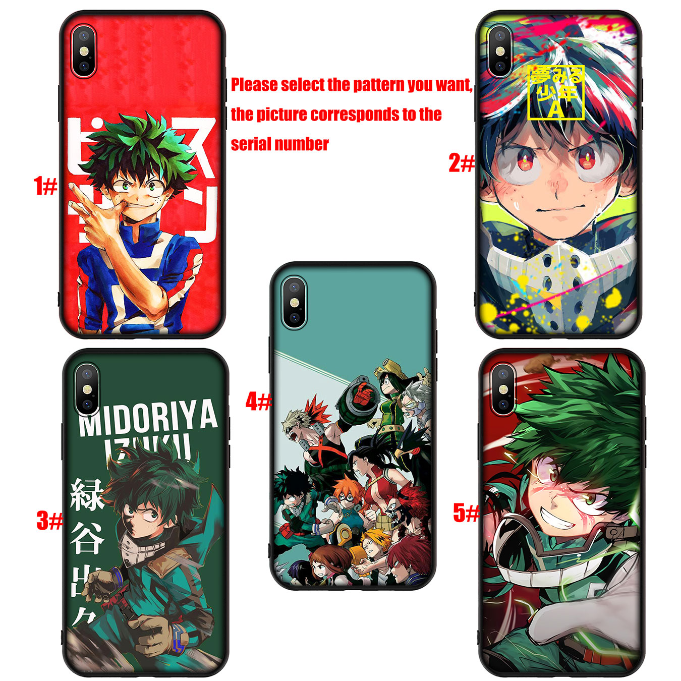 Samsung Galaxy A9 A8 A7 A6 Plus J8 2018 + A21S A70 M20 A6+ A8+ 6Plus Phone Case Soft Silicone Casing My Hero Academia