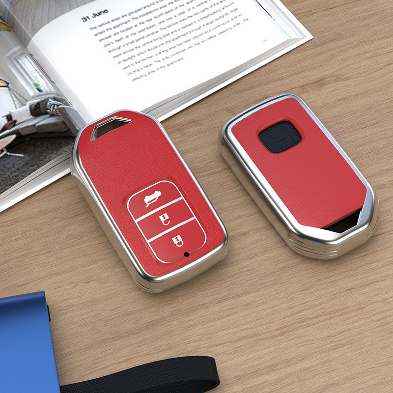 Ốp (Vỏ) Chìa Khoá Ô Tô / Chìa Smartkey 3 Nút Bấm Cho Ô Tô Hãng Honda Dòng Xe CRV, HRV, XRV, Civic, Accord [Hàng Cao Cấp]