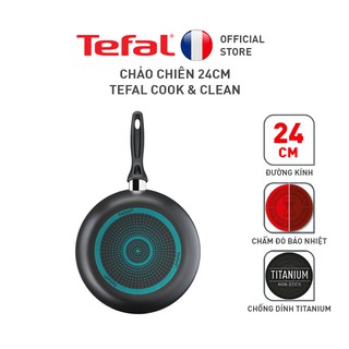[LIFEMC11BPC -8% đơn 350K] Chảo chiên Tefal Cook & Clean 24cm