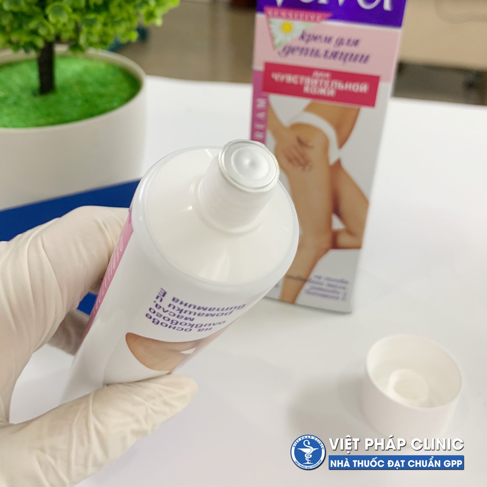 Kem tẩy lông Hoa Cúc Velvet Sensitive Nga 100ml | BigBuy360 - bigbuy360.vn