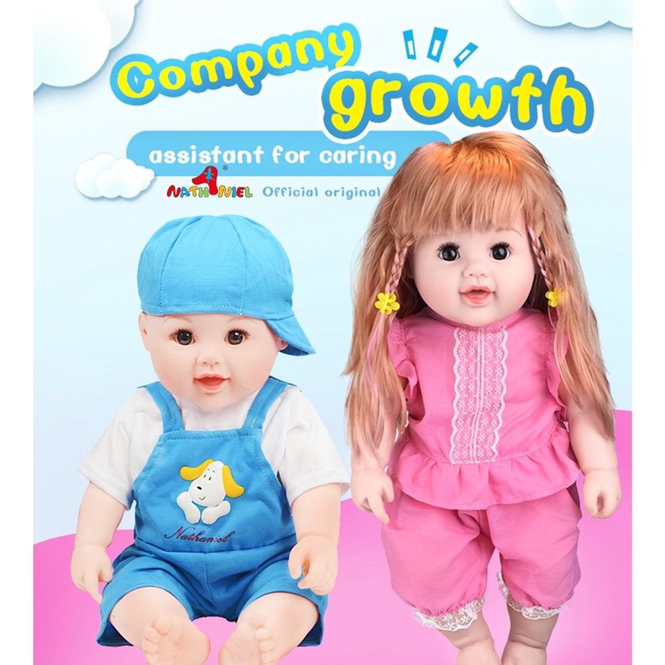 Búp Bê Tái Sinh Nhựa Mềm Nathaniel 48 Cm 19 Inch Reborn Doll Đồ Chơi Cho Bé, Mô Hình Búp Bê Tiền Sản