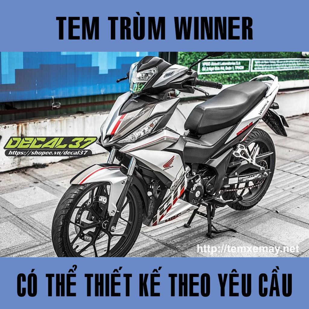  Tem Trùm Winner Click trắng đỏ Đẹp 