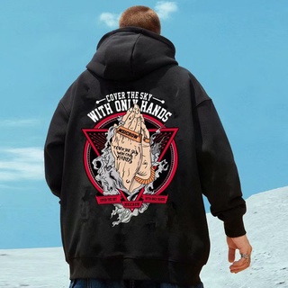 Áo khoác hoodie chui đầu cỡ lớn thời trang mùa thu size M-8Xl cho nam