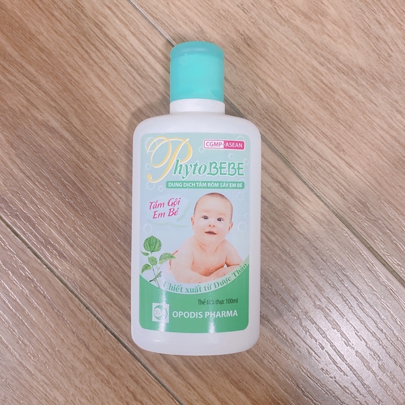 Sữa tắm gội thảo dược cho bé sơ sinh Phyto Bebe 100ml
