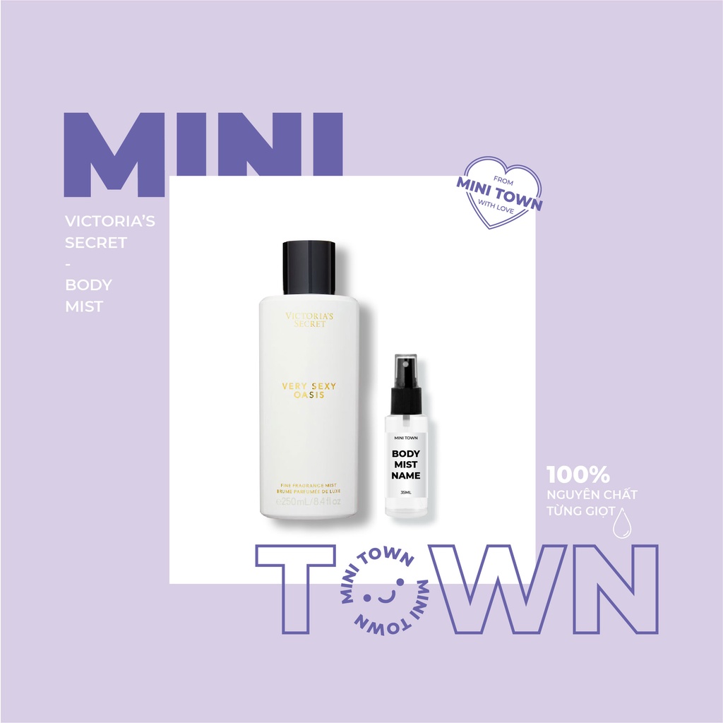 VERY SEXY OASIS - Xịt Thơm Lưu Hương Toàn Thân Victoria's Secret Fine Fragrance Mist