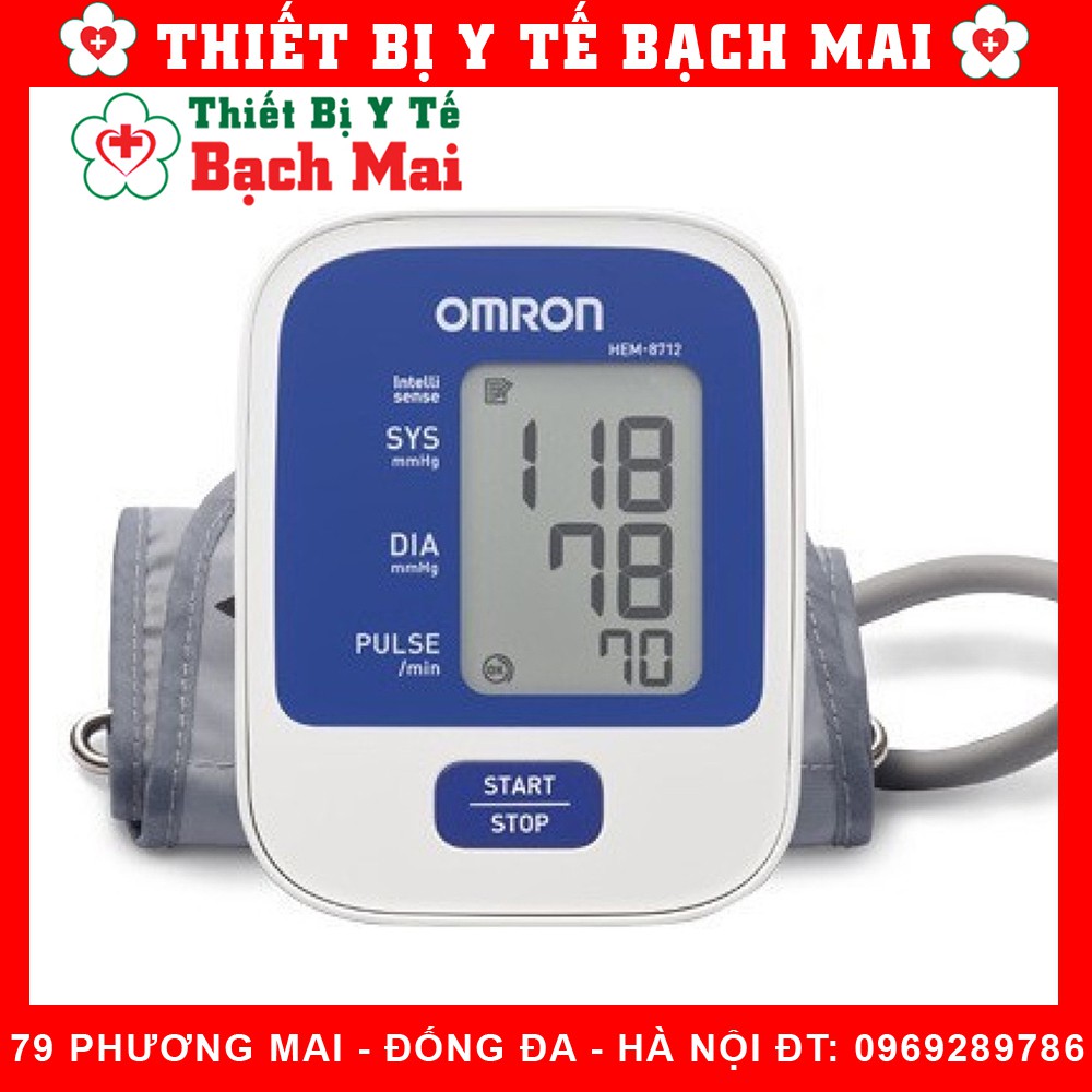 Máy Đo Huyết Áp Bắp Tay Omron HEM-8712 [NHẬT BẢN - BẢO HÀNH 05 NĂM]