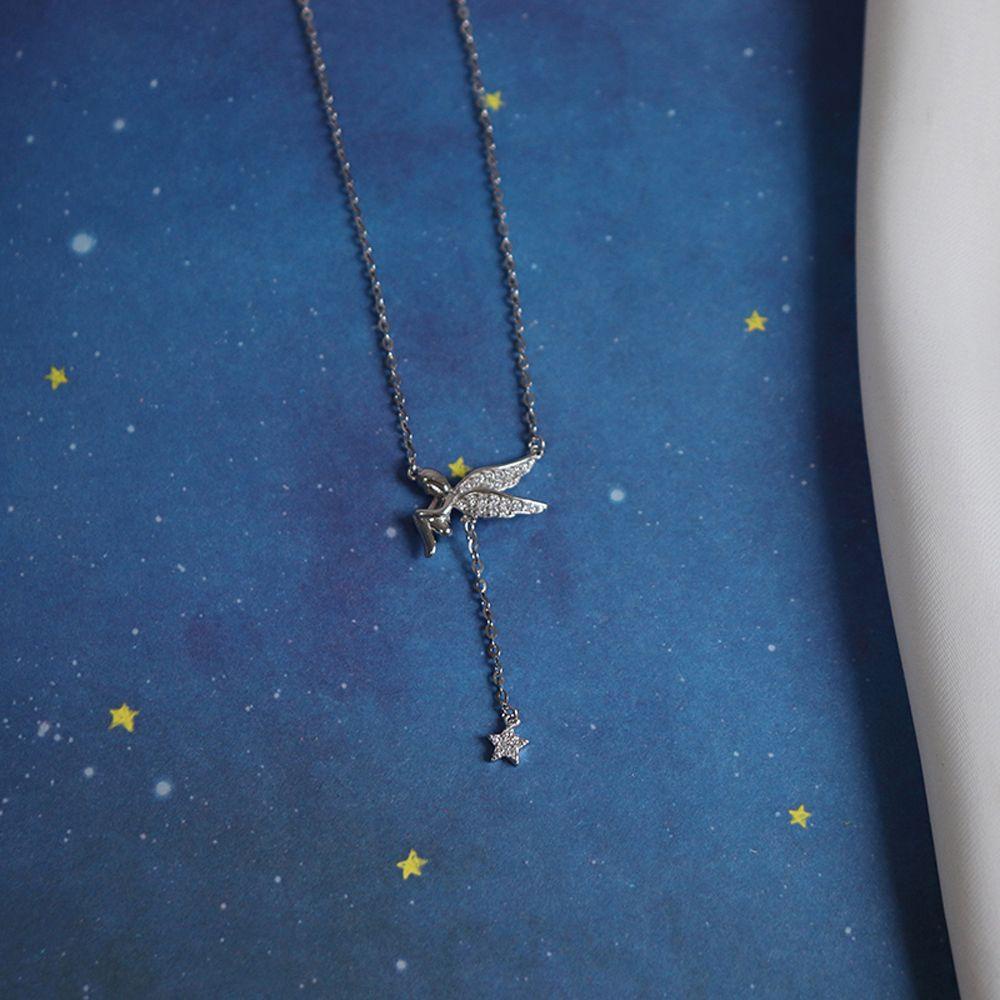 Vòng cổ Mặt Ngôi Sao Thiên Thần Phong Cách Hàn Quốc Sang Trọng