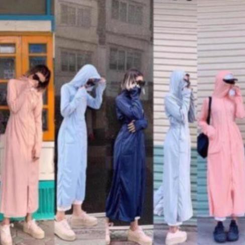 Áo chống nắng toàn thân vải thông hơi kim cương..