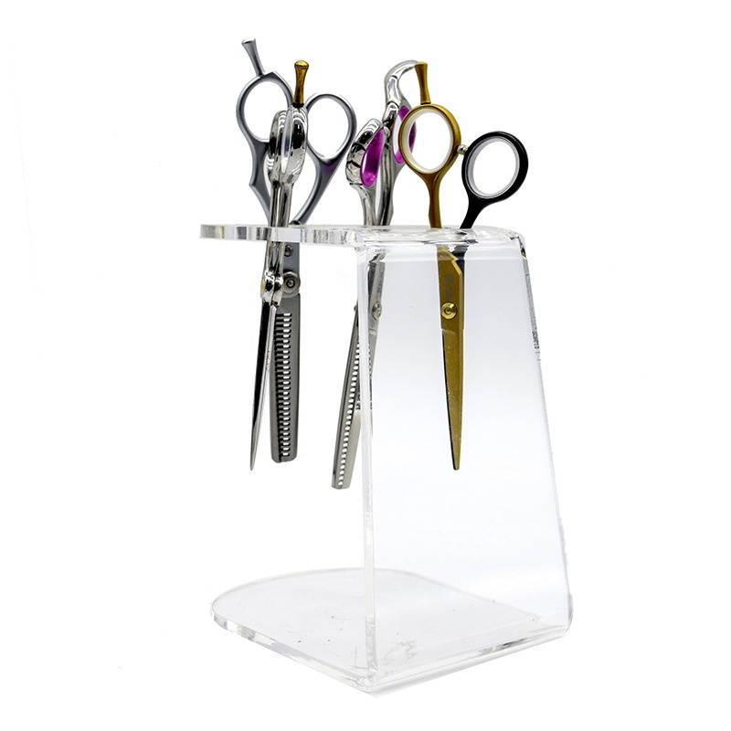 [Hàng mới về] Giá giữ kéo cắt tóc bằng acrylic trong suốt tiện lợi dành cho salon