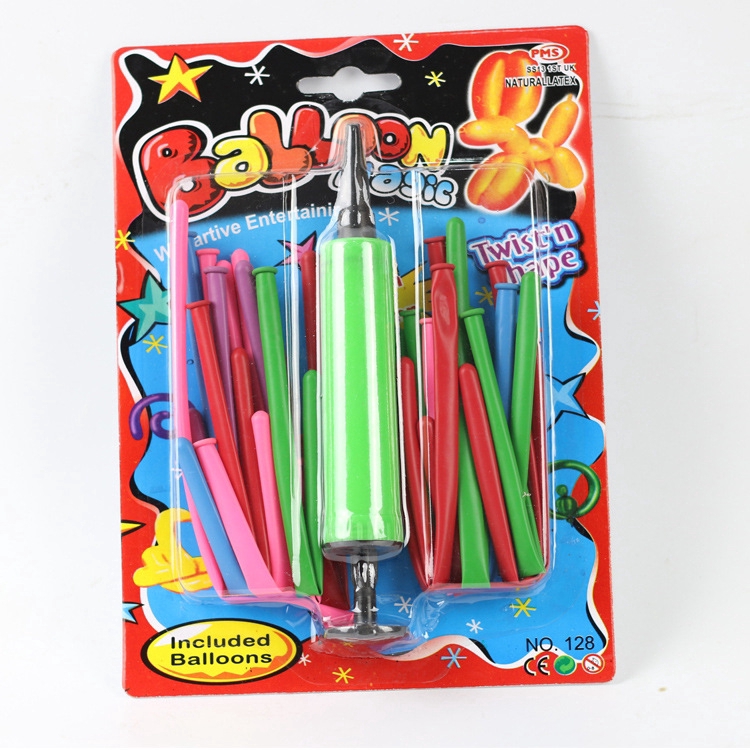 Set NHIỀU bong bóng dài  kèm ống bơm hơi tiện dụng cho bé