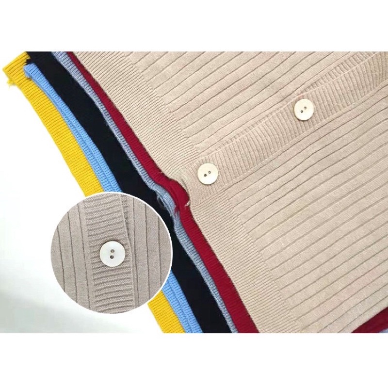 Áo Cardigan len khoác ngoài SuzaHouse AL05 phong cách cá tính Hàn Quốc mùa thu đông