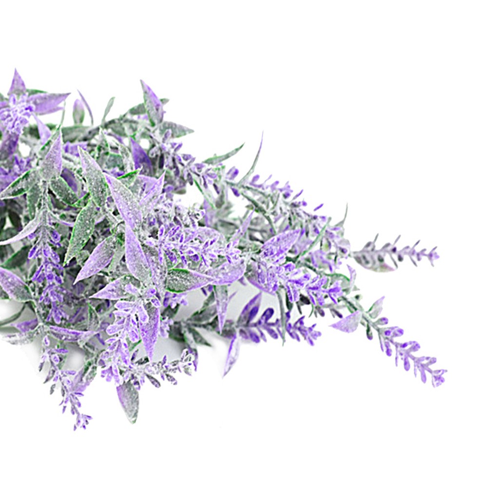 Hoa oải hương nhân tạo bằng nhựa và vải xinh xắn trang trí nội thất