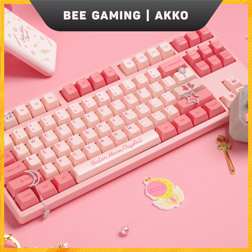 Bàn phím cơ AKKO 3087 Sailor Moon Crystal (AKKO CS Sakura switch)