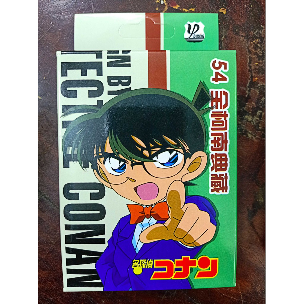 Bộ bài tây tú lơ khơ 54 lá in hình thám tử lừng danh Edogawa Conan và siêu đạo chích KID