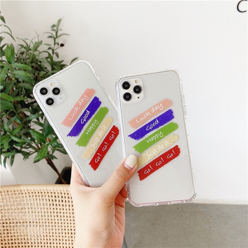 Ốp Lưng Case Iphone Dẻo  Luck Day Siêu Trong Không Ngả màu 7G/8G/7Plus/8Plus/X/Xs/Xsmax/Xr/11/11pro/11prm/12mini/12prm