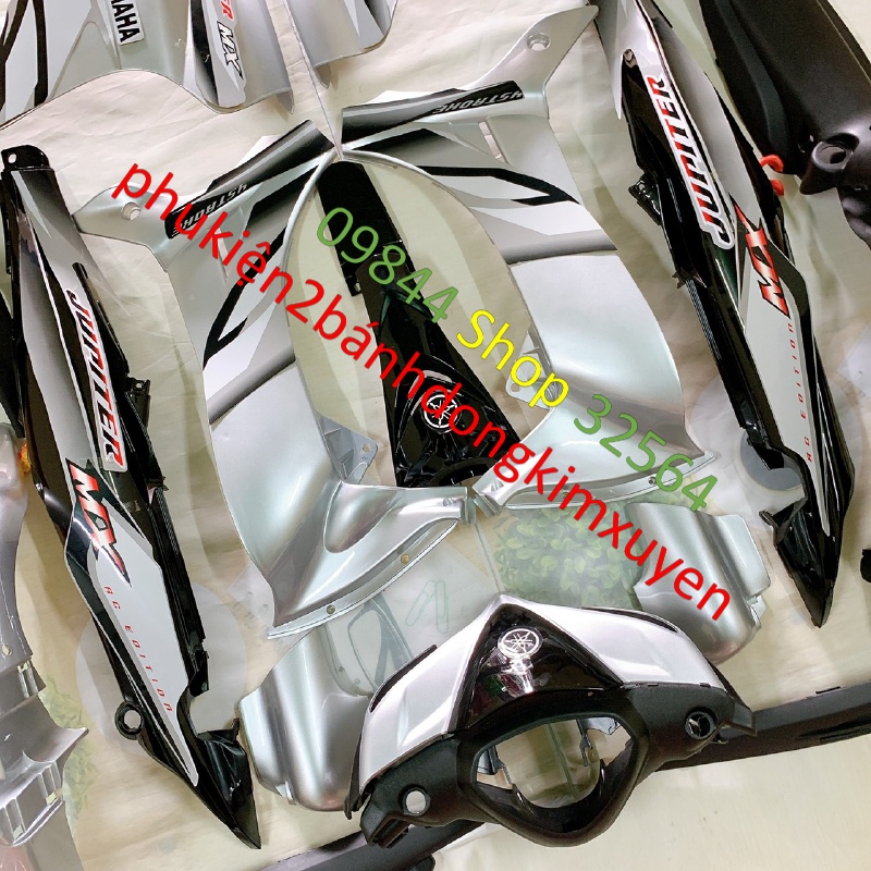 Dàn áo xe JUPITER MX màu BẠC,JUPITER Gravita TẶNG TEM -nhựa nguyên sinh ABS LOẠI DẸP