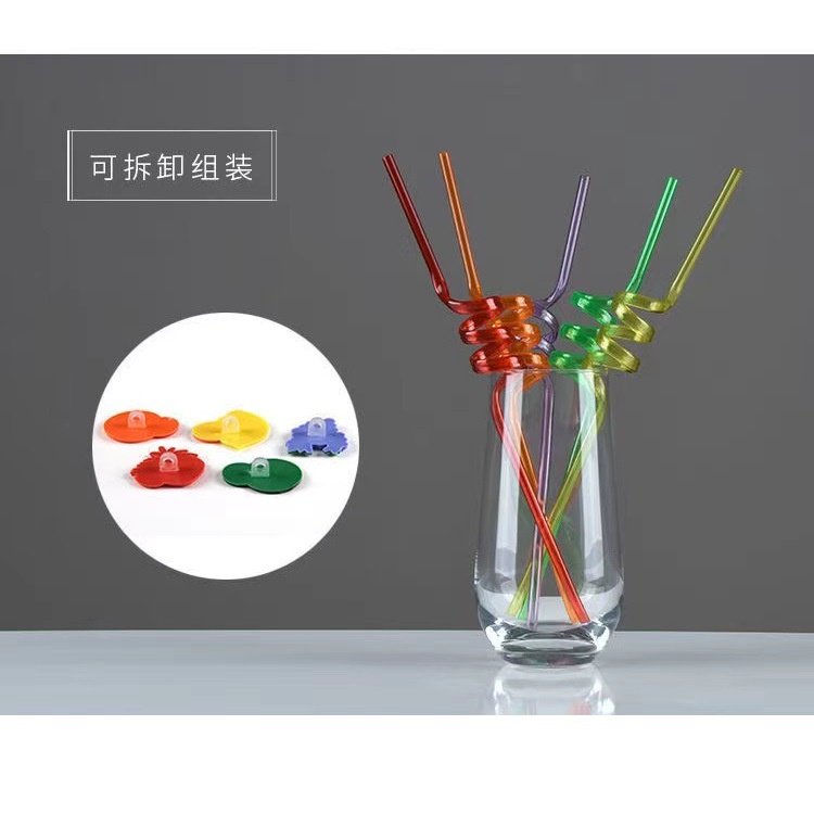 Ống hút hình trái cây dễ thương ngộ nghĩnh cho trẻ em