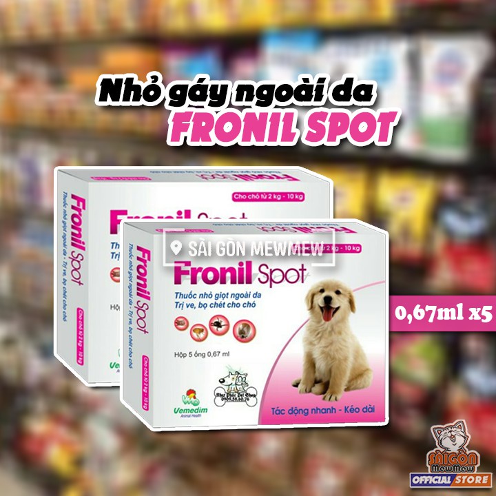 Nhỏ gáy FRONIL SPOT cho thú cưng