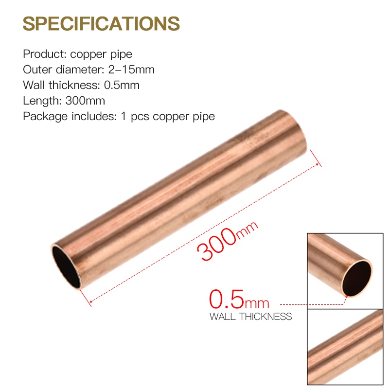 Thanh Cắt Đường Kính 0.5mm 2 3 4 5 6 7 8 9 10 11 12 13 14 15 16mm Bằng Đồng Chất Lượng Cao