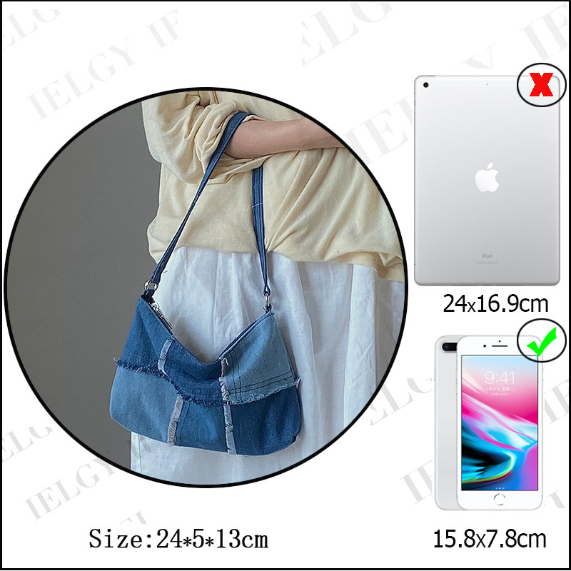 Túi Xách Denim Thời Trang Dành Cho Nữ