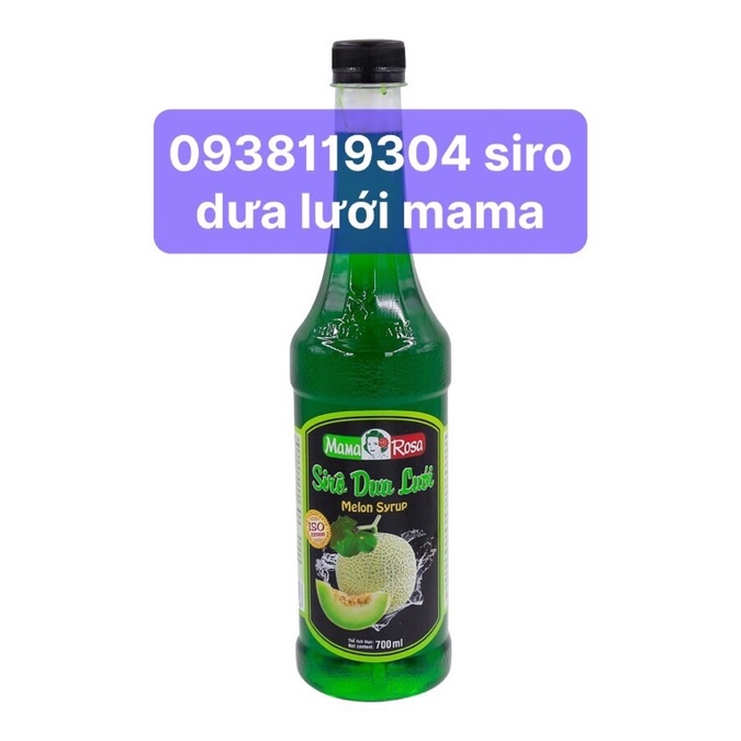 siro dưa lưới godenfoam mama rosa 700ml