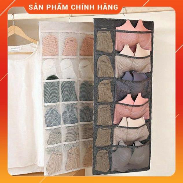 Túi 30 Ngăn Treo Đồ Lót Tất 2 mặt Tiện Lợi