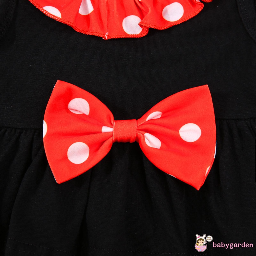 Áo Thun Không Tay Kèm Quần Short Màu Đỏ / Hồng Cho Bé Gái