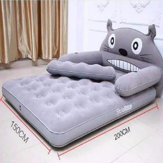 CHÍNH HÃNG --- GIƯỜNG HƠI HÌNH THÚ 1M5 * 2M  TẶNG BƠM ĐIỆN VÀ GỐI ÔM, MIẾNG DÁN DỰ PHÒNG