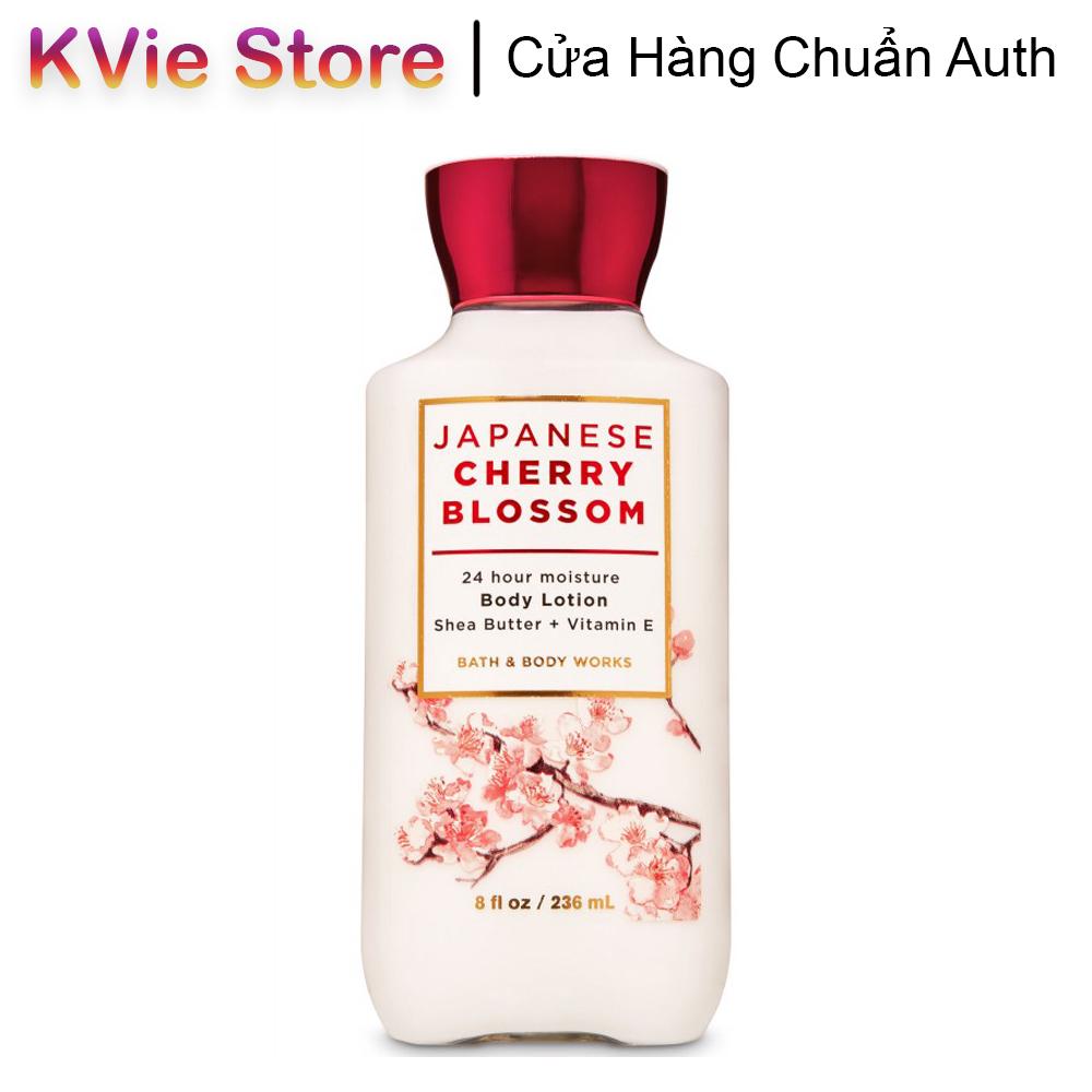 Dưỡng Thể Bath & Body Works Japanese Cherry Blossom Shea & Vitamin E 236ml