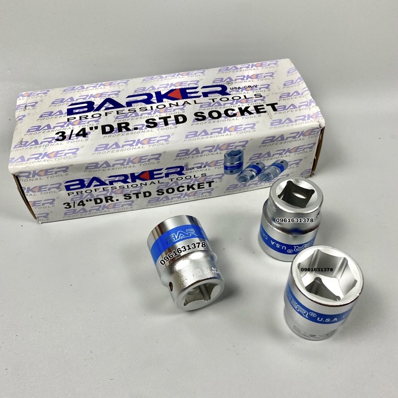 Đầu Tuýp Barker 3/4 17mm-50mm