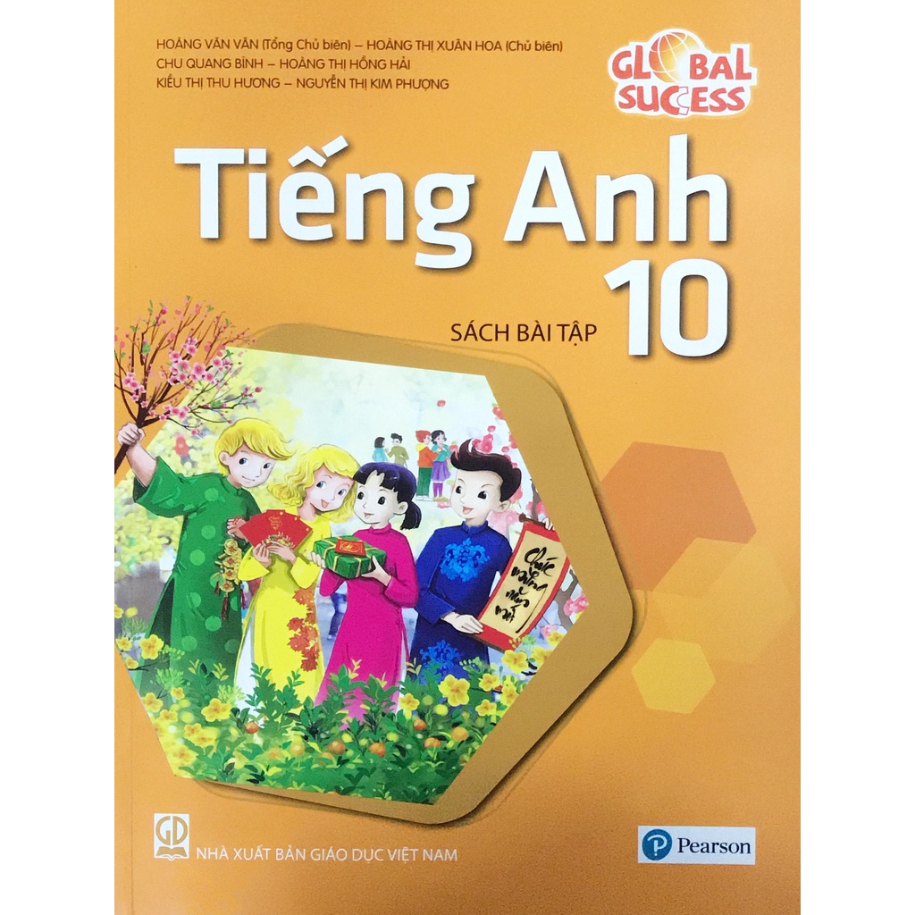 Sách - Bộ 2 cuốn SHS Tiếng Anh 10 ko CD và SBT Tiếng Anh 10 (Global Sucess)