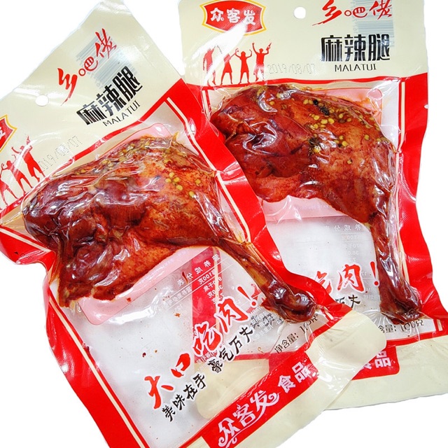 Đùi vịt cay Tứ Xuyên nguyên cái 100g