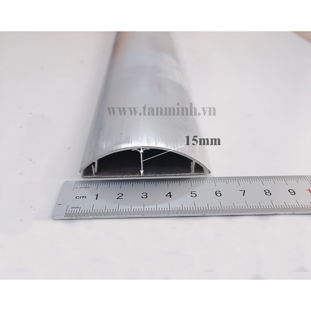 Nẹp sàn bán nguyệt nhôm D60 tanminh,vn