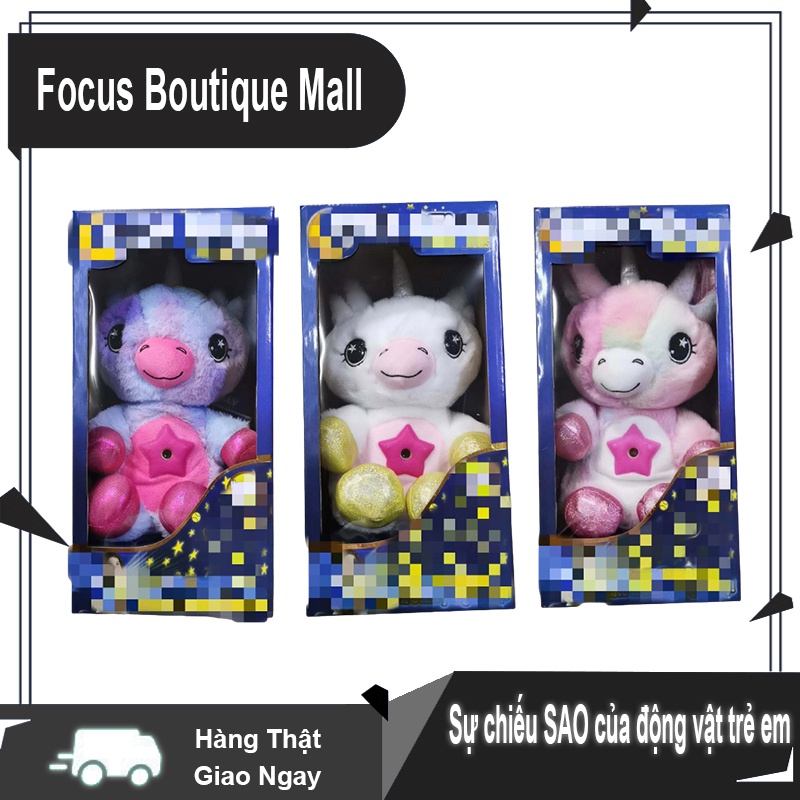 Star Belly Dream Lites trẻ em đèn chiếu sáng ngủ ngủ đồ chơi lông bông-Focus