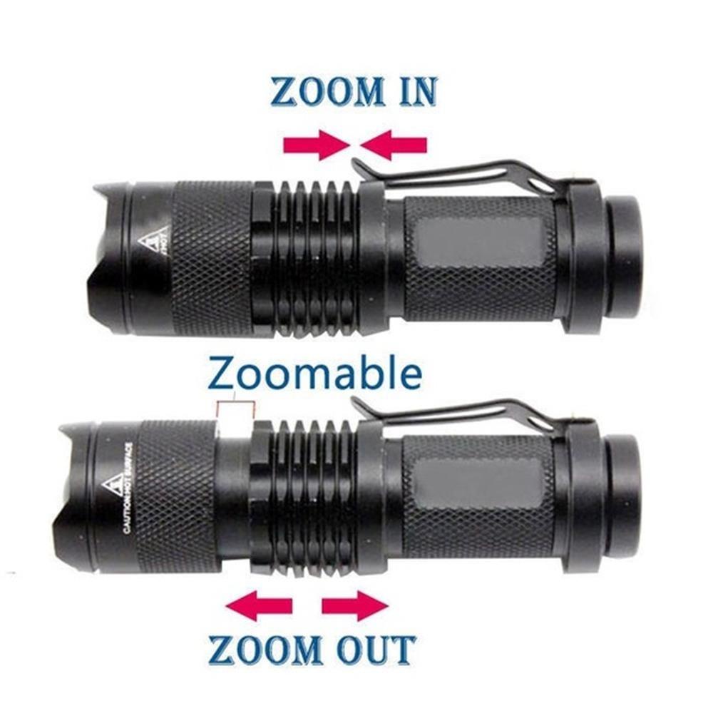 Đèn Pin LED UV 3 Chế Độ Sáng Tiện Dụng