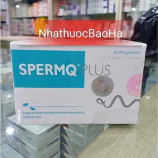 SPERMQ PLUS hộp 60 viên hỗ trợ sinh sản nam giới