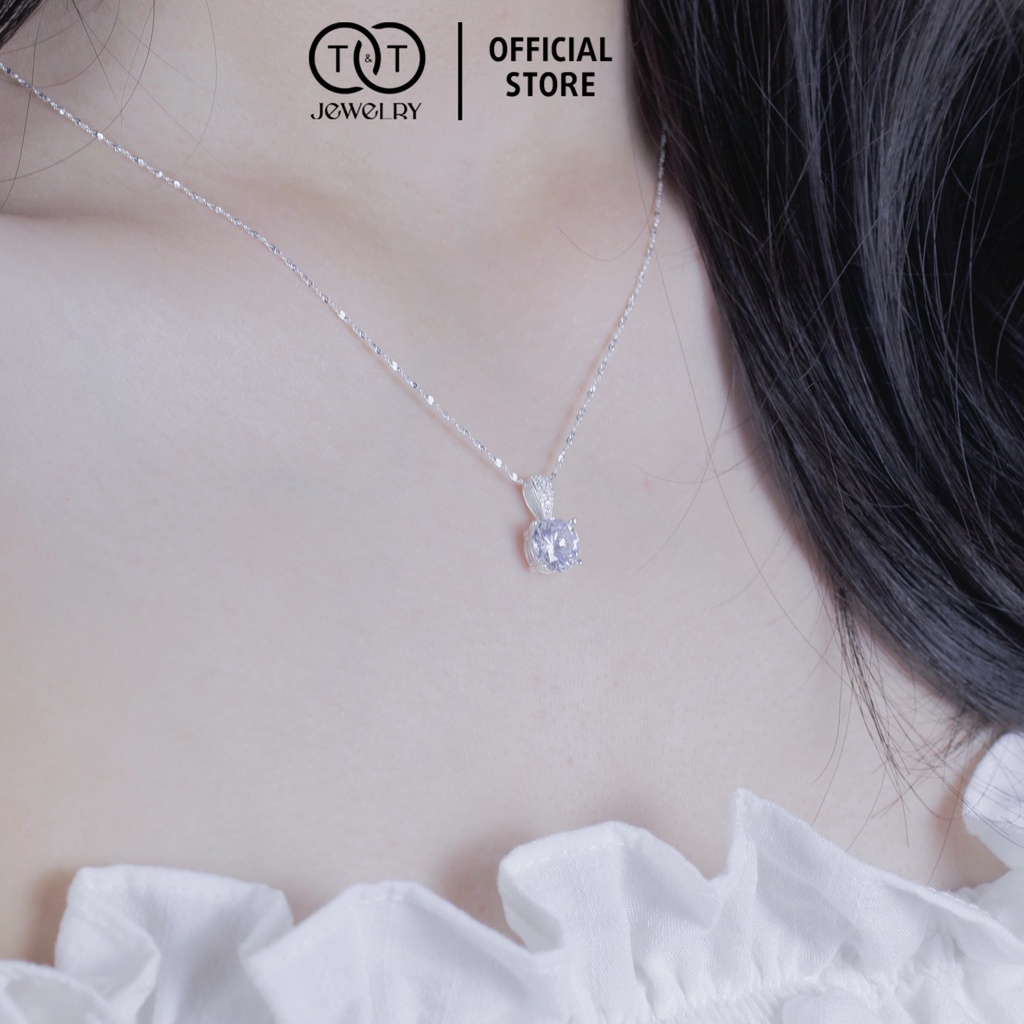 Dây chuyền nữ Nụ Đá Basic Bạc Ý s925 T&amp;T Jewelry cao cấp DC015