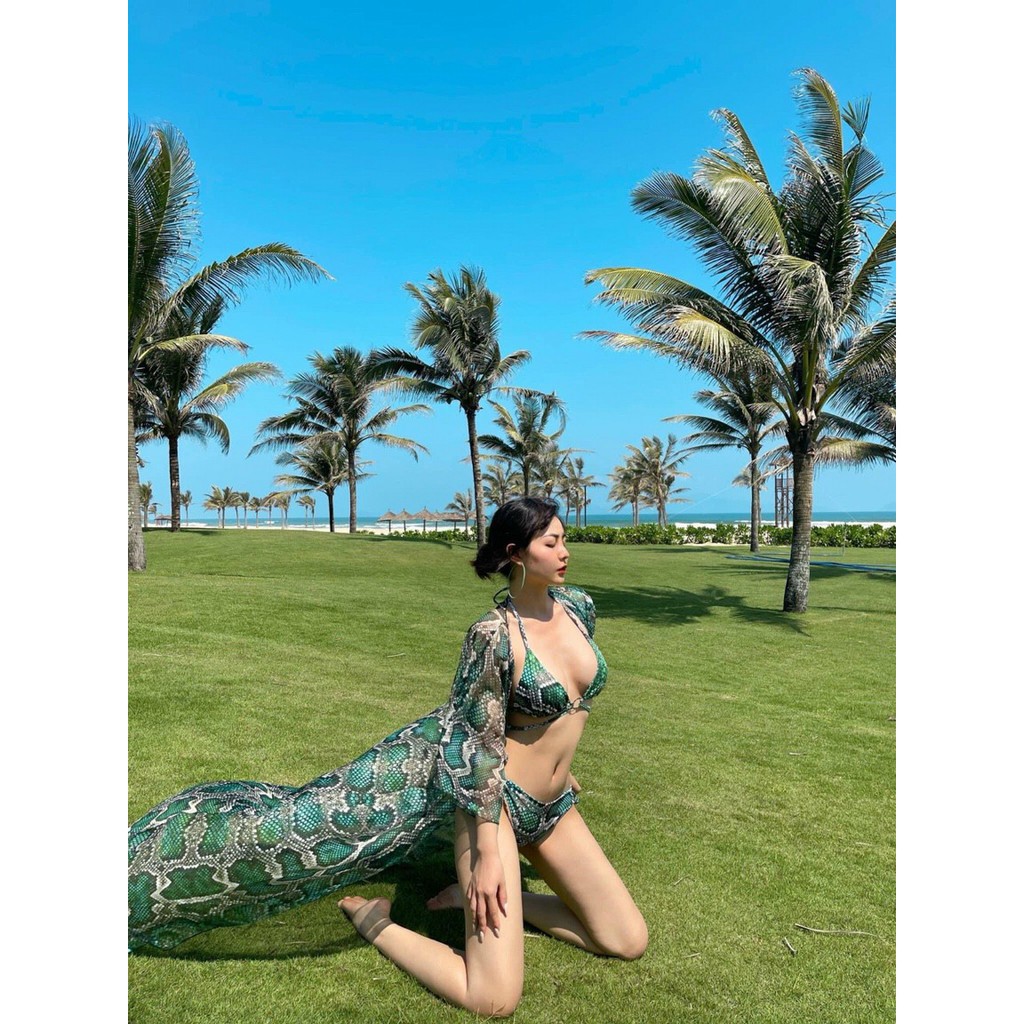 Bikini tam giác mẫu mới (kèm khoác)