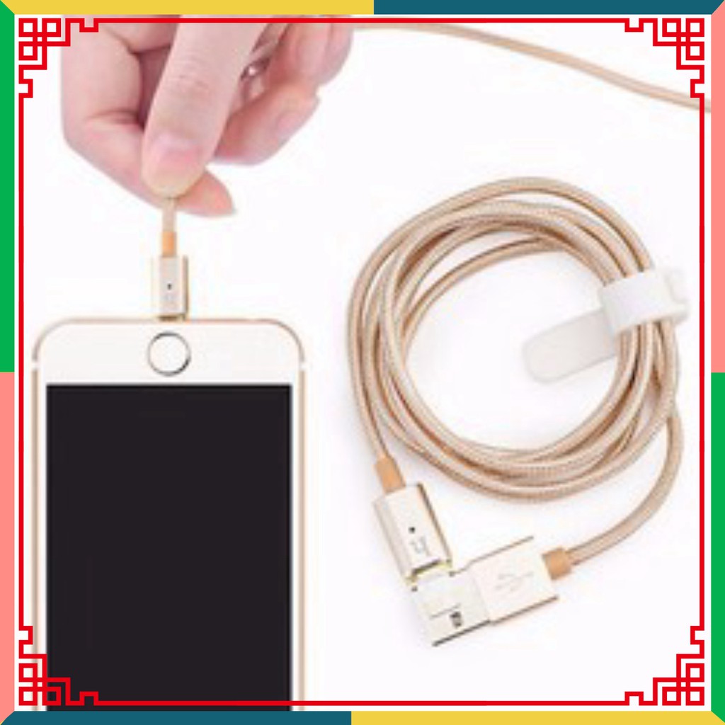 Cáp sạc iphone 5/6/7 dây dù chống đứt Loại Tốt