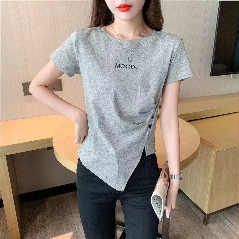 Áo Thun NgắN Tay Cổ TròN ThờI Trang Cho Nữ 2022 JL-TX-227